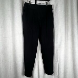 Boden Women's 10R Straight Leg Trousers Pockets High Rise Black‎ Chino Pants